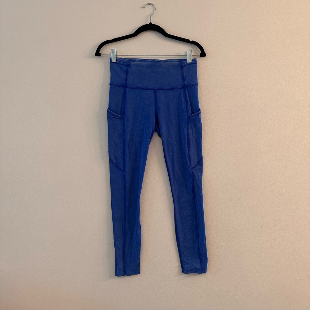 Lululemon Blue Tie Dye Leggings Size 6